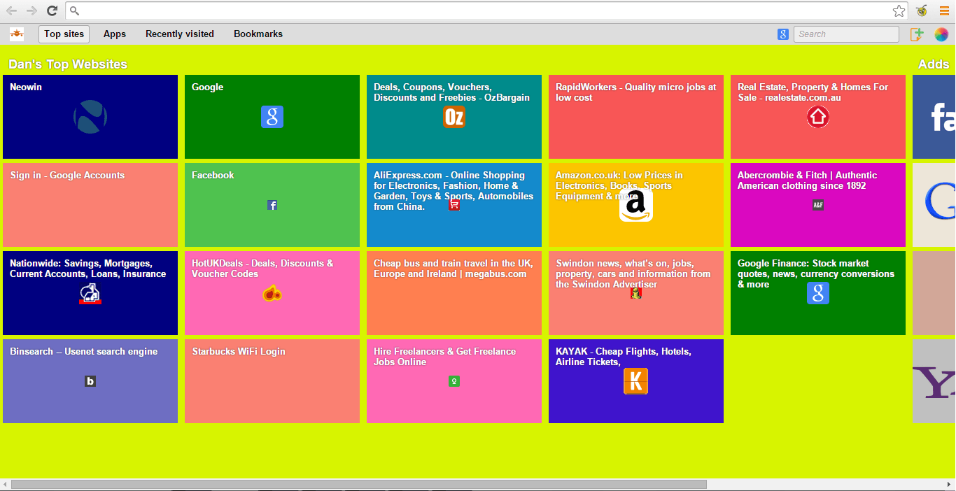 Fast Start Google Chrome extension Fast Start Google Chrome extension