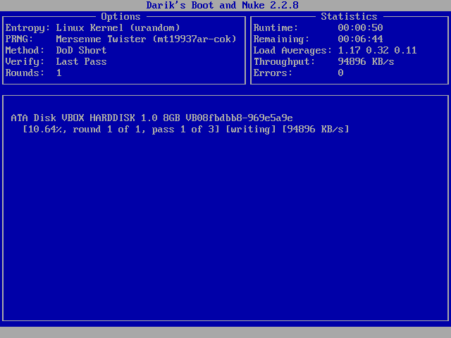DBAN disk cleaner DBAN disk cleaner